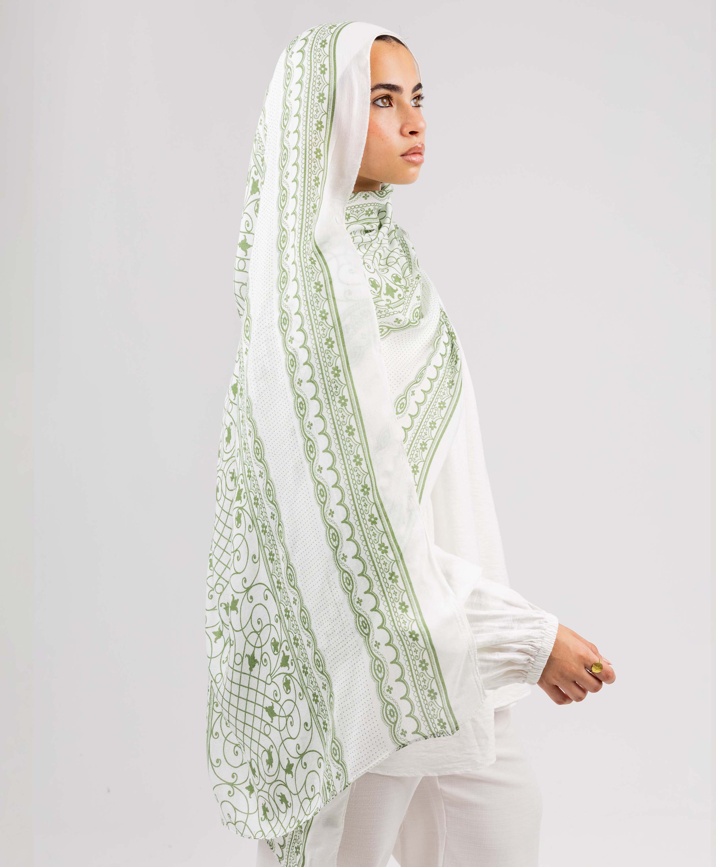 Damask Modal Scarf - Image 3