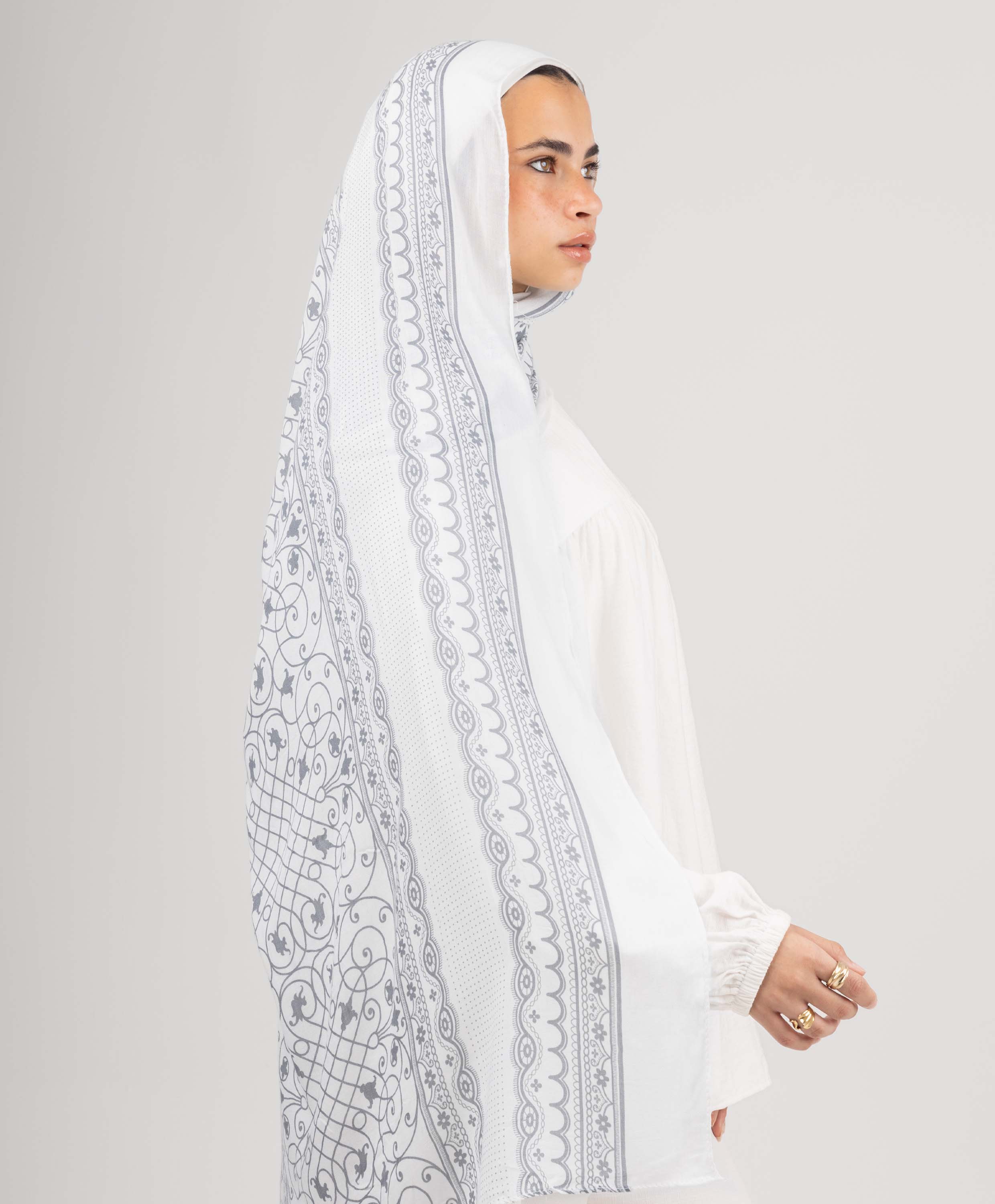 Damask Modal Scarf - Image 6