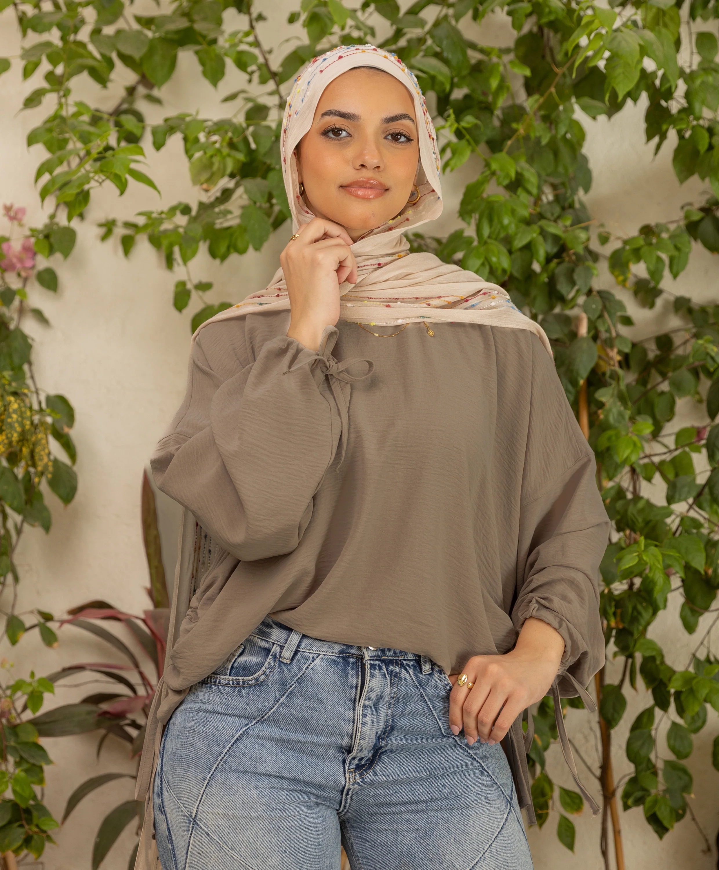 Essential Tie Blouse - Image 9