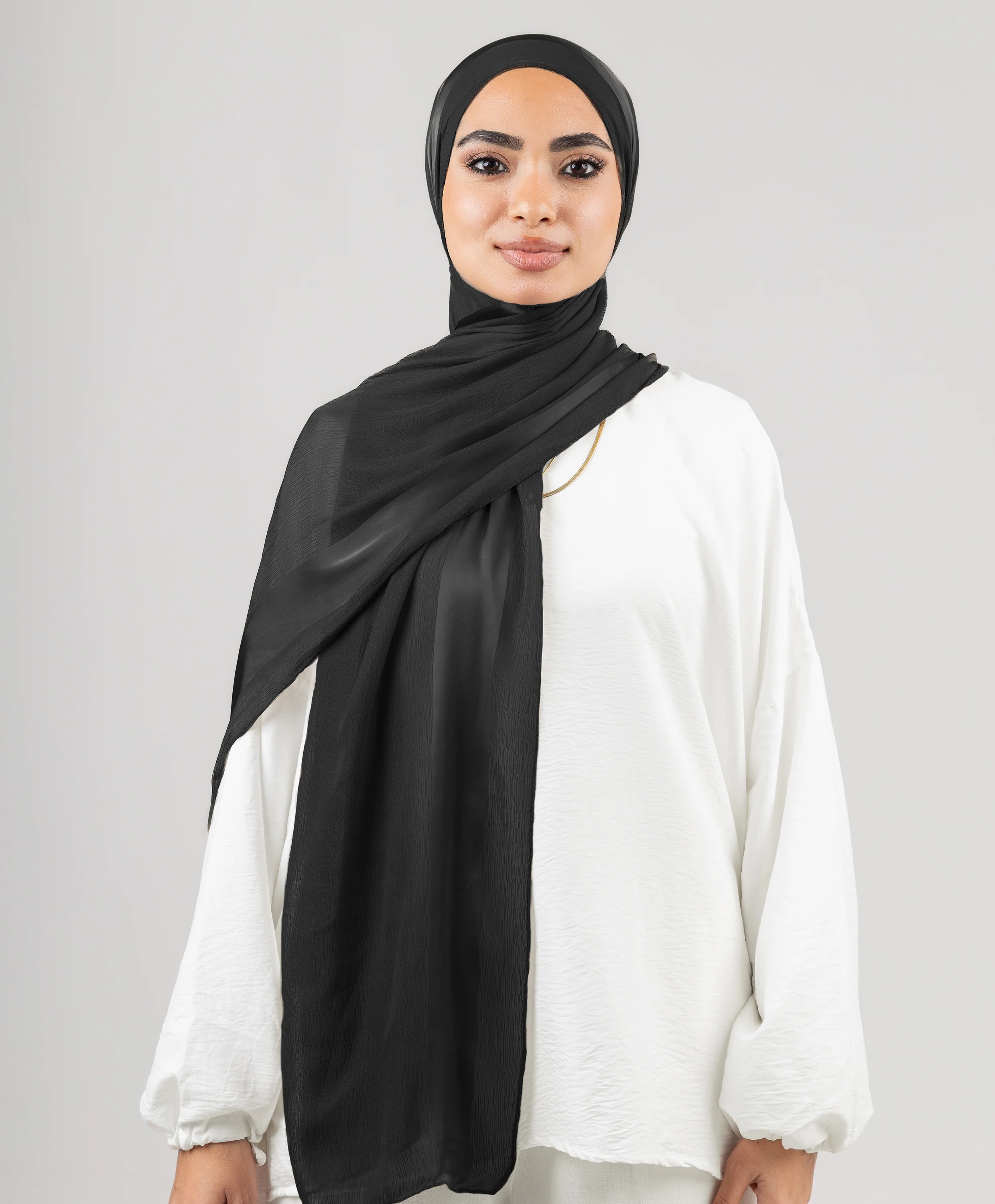 Everyday Crinkle Satin Scarf - Image 11