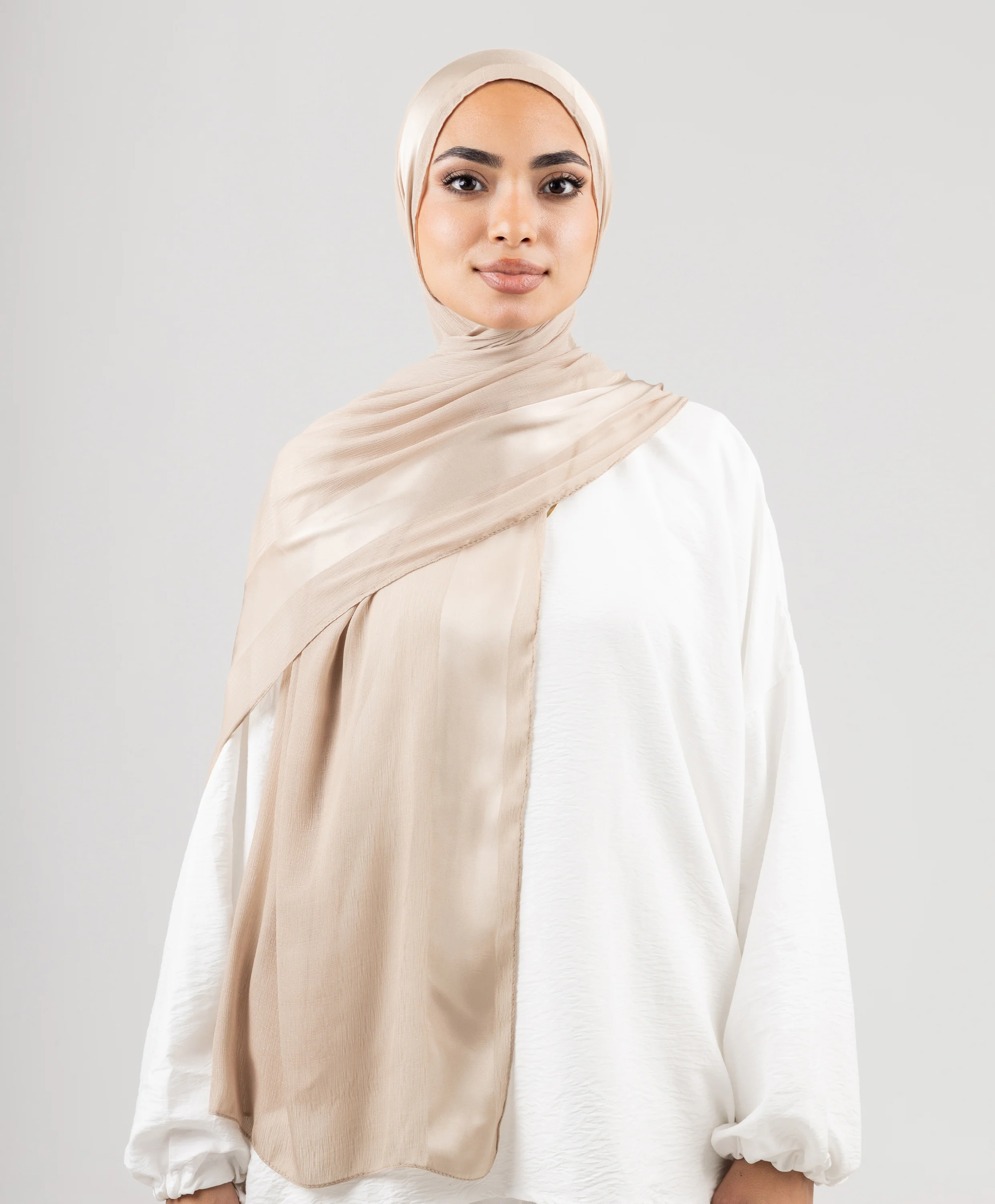 Everyday Crinkle Satin Scarf - Image 4