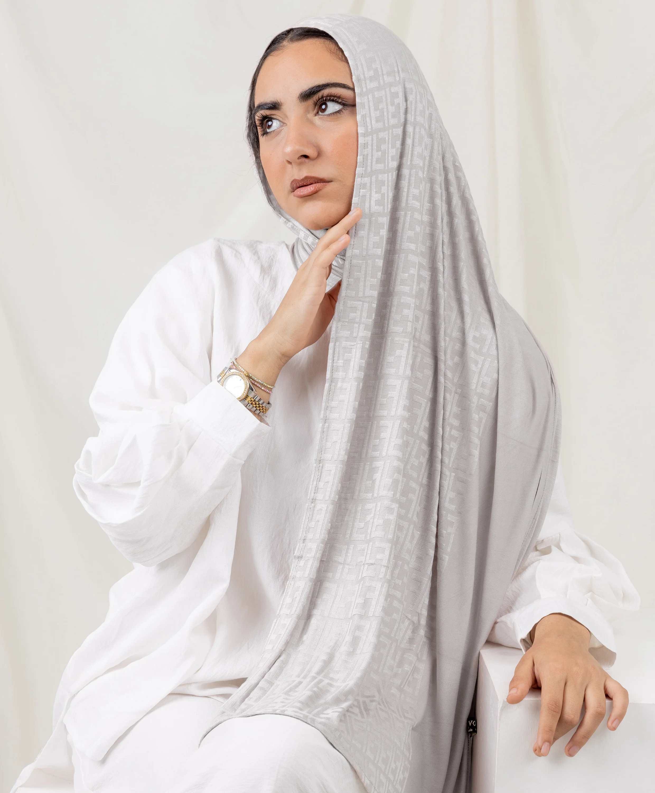Plain F Lycra Scarf - Image 18